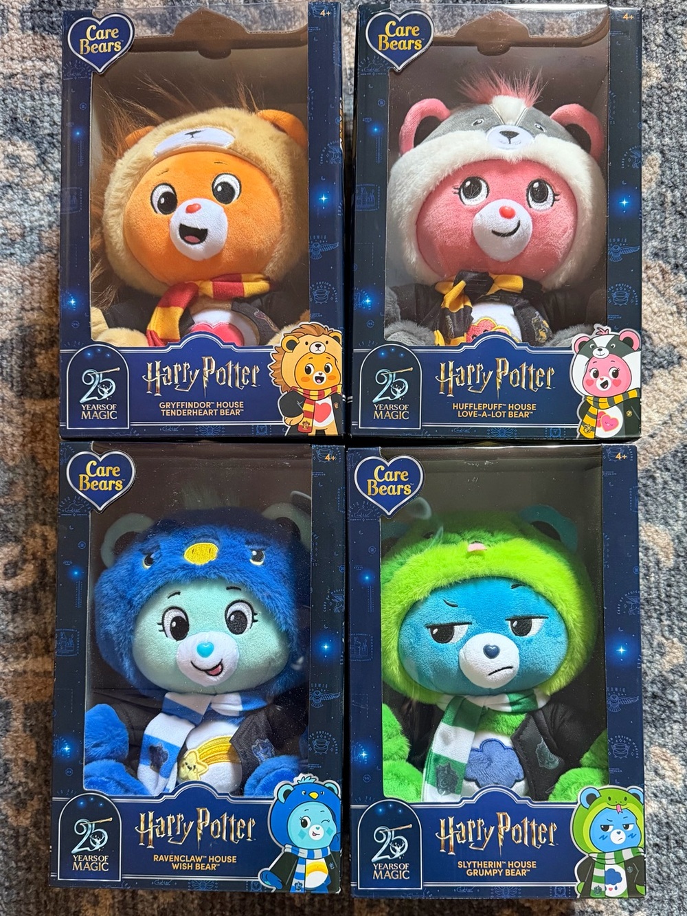 Harry Potter x Care Bears - Complete Set of Four Houses